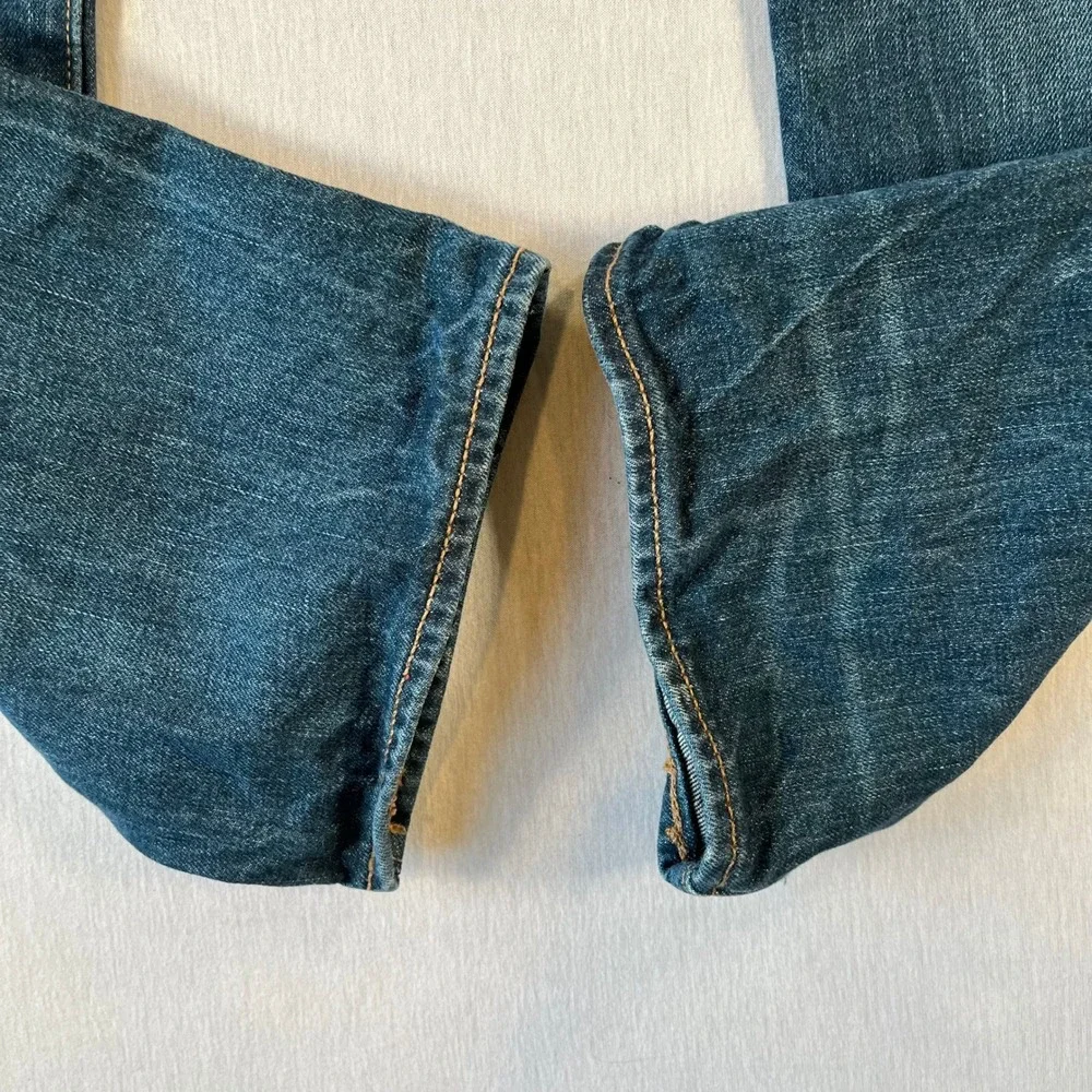 Levis 501 Original Fit Jeans Mens 36x32 (Fit 34x28) Med Wash Button Fly Straight